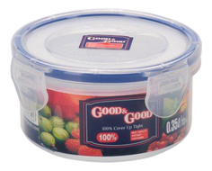 Пластиковый контейнер для продуктов с зажимом 0,35 л Good&Good