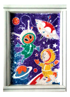 Фреска неон Фантазер Дружба в космосе 430001