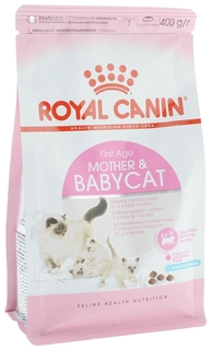 Сухой корм для котят и кормящих кошек ROYAL CANIN Mother&Babycat, домашняя птица, 0,4кг