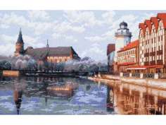 Набор для вышивания Палитра Рыбная деревня