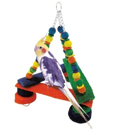 Игрушка для птиц Penn-Plax Качели, растительные волокна, 22х33 см