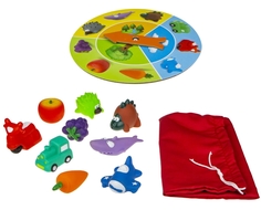 Развивающая игра 1TOY Тактильное лото Растем вместе Т16222