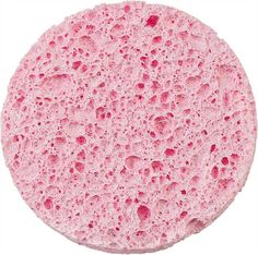 Спонж для снятия макияжа Dewal Beauty, розовый, 60x60x8 мм, 3 штуки