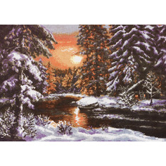 Набор для вышивания Палитра Зимний вечер