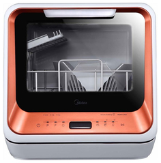 Посудомоечная машина компактная Midea MCFD42900OR MINI orange