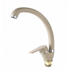 Смеситель для кухонной мойки VIKO 3014 боковой Ф35 с гайкой Sandbeige