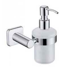 Дозатор для жидкого мыла KAISER настенный (стекло) хром (цинк)