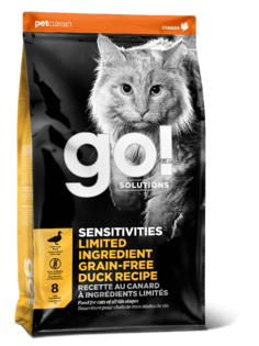 Сухой корм для кошек и котят GO! Sensitivities беззерновой с уткой 7,26кг