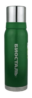 1200NBА-G Термос "Биосталь-ОХОТА" 2 чашки, зеленый, 1.2 л Biostal