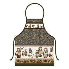 Фартук "Матрешки", 52х72 см МультиДом