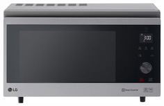 Микроволновая печь с грилем и конвекцией LG MJ3965AIS silver/black