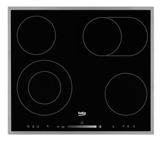 Встраиваемая варочная панель электрическая Beko HIC 64503 TX Black