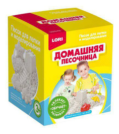 Кинетический песок LORI Морской песок 0,5 кг с формочками