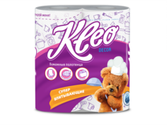 Бумажные полотенца Kleo decor белый