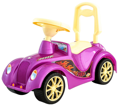 Машина-каталка Орион Ретро ОР900 с клаксоном Розовый R Toys