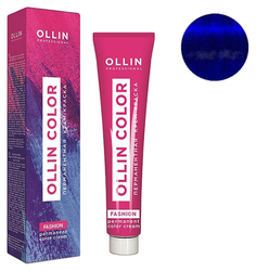 Крем-краска для волос Ollin Fashion Color перманентная Экстра-интенсивный синий 60 мл