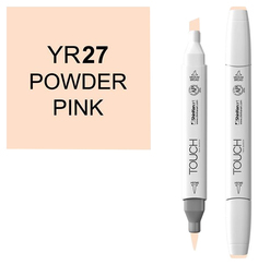 Маркер Touch Brush двухсторонний на спиртовой основе 027 Розовая пудра