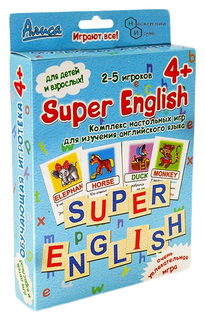 Настольная игра Super English Нескучные игры