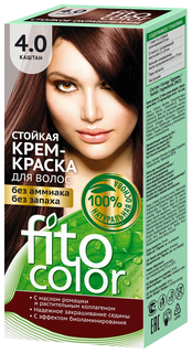 Краска для волос Фитокосметик FitoColor 4.0 Каштан 115 мл Fitoкосметик