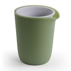 Горшок для полива растений Oasis Round Pot S зелёный Qualy