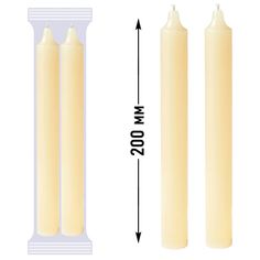 Свеча хозяйственная №80. Набор 2 шт МТ61-63 МультиДом