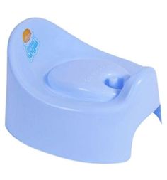 Горшок детский Plastic Centre START с крышкой голубой