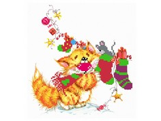 Набор вышивки бисером Матренин Посад Без кота - жизнь не та! Рукоделов