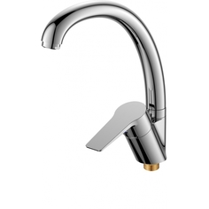 Смеситель для кухонной мойки VIKO 7114 боковой ф40 с гайкой(латунь)