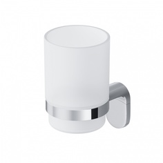 Стеклянный стакан с настенным держателем Joy A8434300 Am.Pm