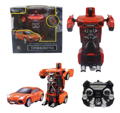 Радиоуправляемый робот 1TOY Трансбот красный