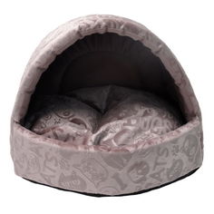 Домик для животных Homepet Эстрада, велюр ( розовый), 44x44x36 см