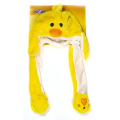 Шапка детская 1 TOY Хлоп-Ушки. Утенок