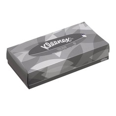 Бумажные салфетки для лица Kleenex серая коробка 18.6 х 21.6 см 100 шт Kimberly Clark