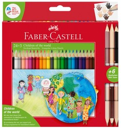 Карандаши цветные "Дети мира", 30 цветов Faber Castell