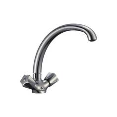 Смеситель для кухонной мойки серия Город Е-серия двуручный Славен СЛ-ДВ-Е11