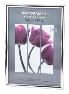 Фоторамки для фотографий Светосила Радуга 21x30 Серебро, со стеклом