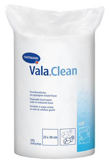 Одноразовые полотенца в рулоне HARTMANN Vala Clean Roll, 22х30 см