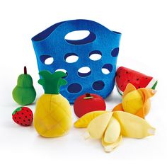 Игровой набор Корзина с фруктами Hape E3169_HP