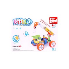 Пластиковый конструктор 98 деталей Кран (упаковка 30*23 см) No Brand