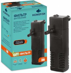 Фильтр для аквариума внутренний Home-Fish 300, 200 л/ч, 3 Вт