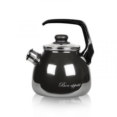 Чайник для плиты СТАЛЬЭМАЛЬ 1RC12 3 л