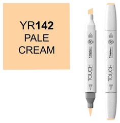 Маркер Touch Brush двухсторонний на спиртовой основе Кремовый бледный 142 желтый