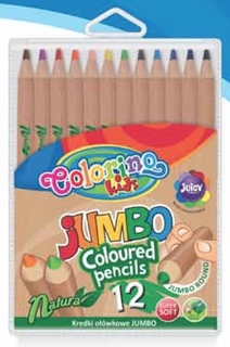 Карандаши цветные "Jumbo", 12 цветов Colorino