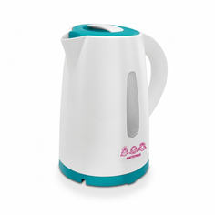 Чайник электрический Мастерица ЕК-1701M White/Turquoise