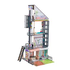 Кукольный домик Bianca City Life Dollhouse KidKraft