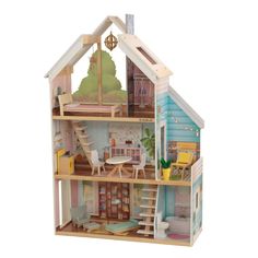 Кукольный домик Зоя, с мебелью 13 элементов, интерактивный KidKraft 65960_KE