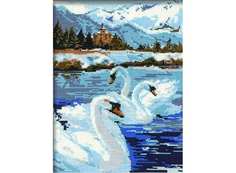 Набор для вышивания РИОЛИС Лебеди