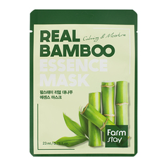 FarmStay Маска Real Bamboo Essence Mask Тканевая для Лица с Экстрактом Бамбука, 23 мл