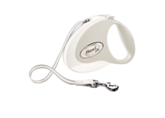 Поводок-рулетка Flexi Style tape M 5m 25 kg white