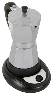 Гейзерная кофеварка Endever Costa-1010 Black/Silver
